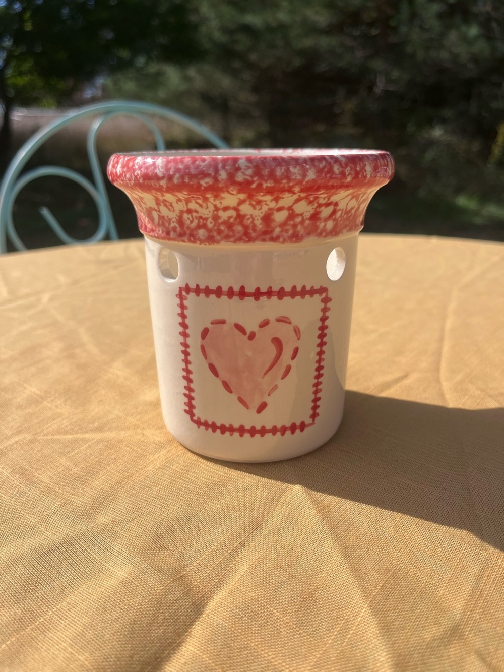 Bath & Body Works Candle Votive Warmer. Vtg 1996 Country. Cottage Core